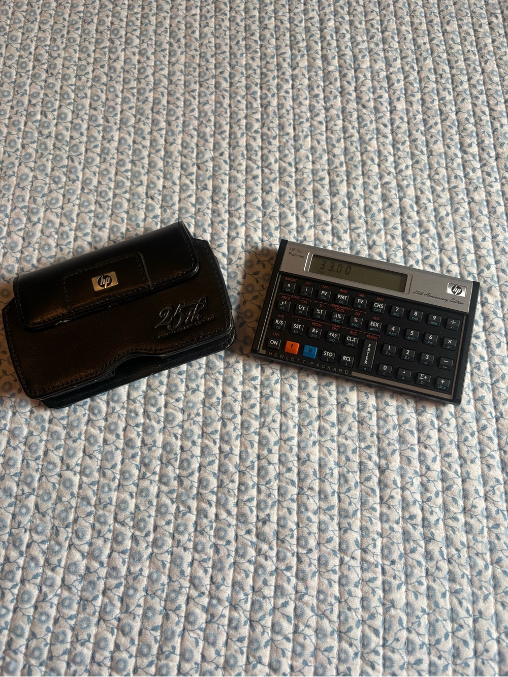 Hewlett Packard HP 12C Platinum 25th Anniversary Edition Financial Calculator